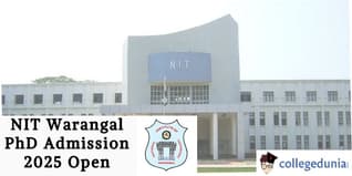 NIT Warangal PhD Admission Open; Apply by April 18